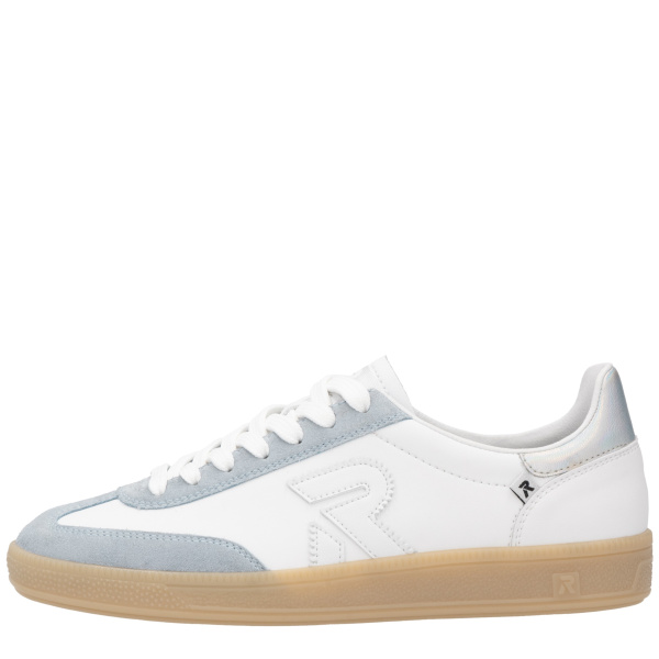 Фото Кроссовки  Rieker  белый  кожа F-400032