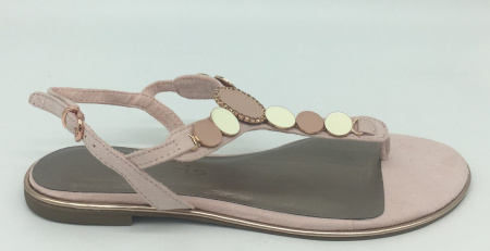 Босоножки  Tamaris  розовый  текстиль F-72013 фото в интернет-магазине | Omadey.ru