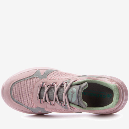 Кроссовки  женские Grunberg  розовый  материал иск. Микрополитекс F-91057 фото в интернет-магазине | Omadey.ru