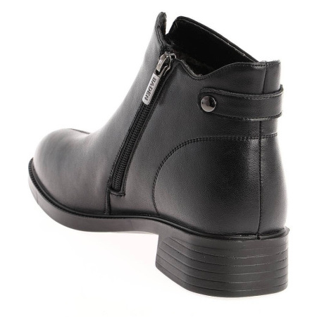Ботинки  Baden  черный  кожа Z-100616 фото в интернет-магазине | Omadey.ru