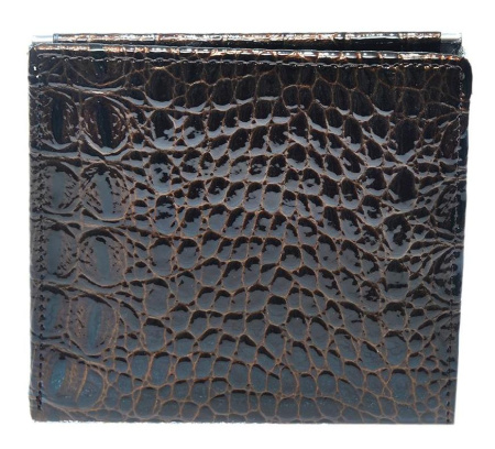 Кошелек  Coscet  коричневый  кожа лаковая c09838 фото в интернет-магазине | Omadey.ru