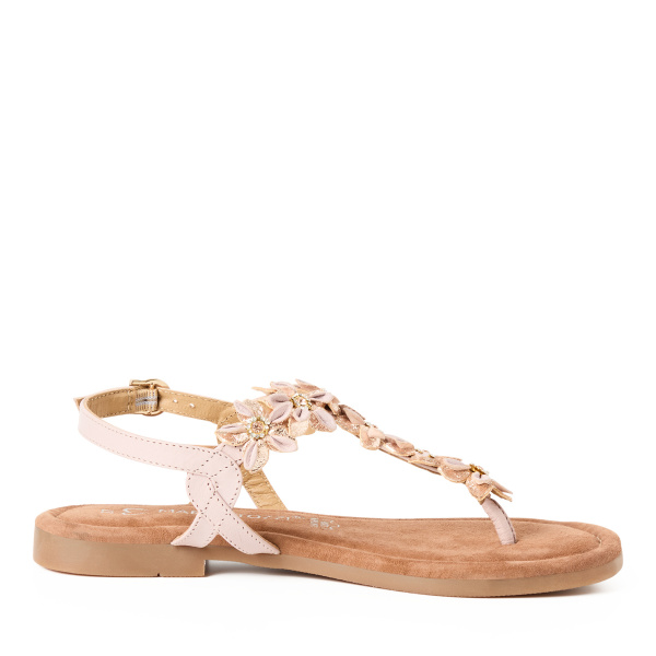 Фото Сандалии  Marco Tozzi  пудра  кожа F-401083