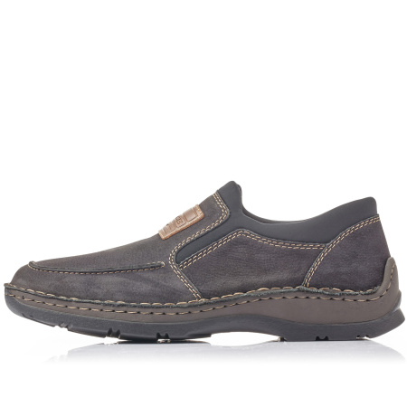 Мокасины  Rieker  черный  кожа/кожа искусств./текстиль F-100101 фото в интернет-магазине | Omadey.ru