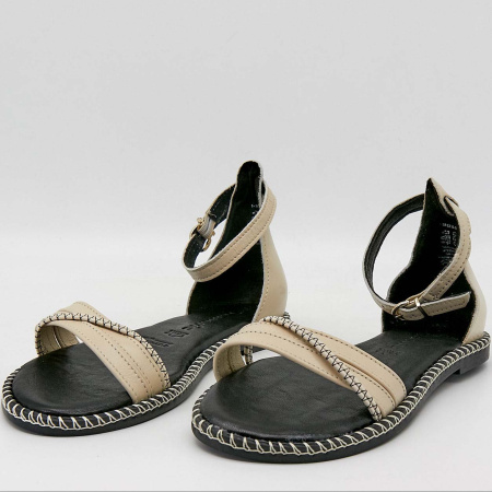 Сандалии  Tamaris  бежевый  кожа F-90439 фото в интернет-магазине | Omadey.ru