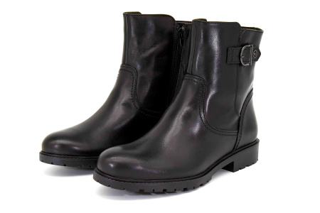 Ботинки  Tamaris  черный  кожа Z-8569 фото в интернет-магазине | Omadey.ru