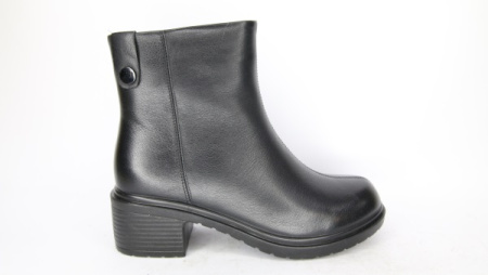 Ботинки  Bonavi  черный  кожа Z-100191 фото в интернет-магазине | Omadey.ru