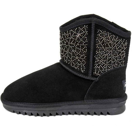 Полусапоги  Baden  черный  кожа Z-8704 фото в интернет-магазине | Omadey.ru