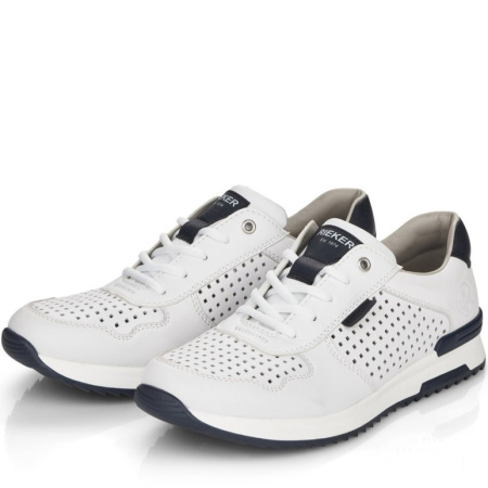 Кроссовки  Rieker  белый  кожа/кожа искусств. F-400058 фото в интернет-магазине | Omadey.ru