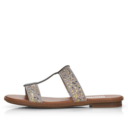 Шлепанцы  Rieker  серый  кожа искусств. F-100642 фото в интернет-магазине | Omadey.ru Шлепанцы  Rieker  серый  кожа искусств. F-100642 фото в интернет-магазине | Omadey.ru