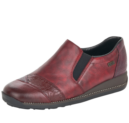 Туфли  Rieker  бордовый  кожа Z-90619 фото в интернет-магазине | Omadey.ru