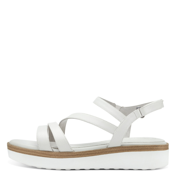 Фото Босоножки  Tamaris  белый  кожа F-200653