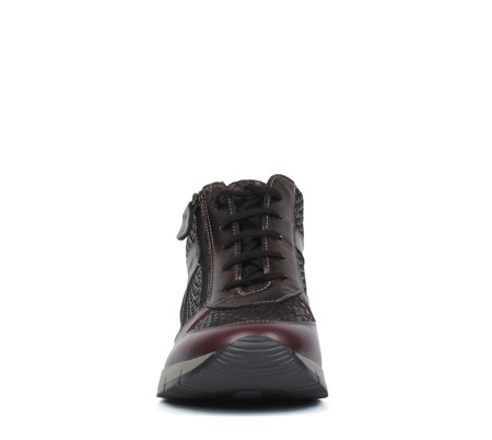 Ботинки  Suave  бордовый  кожа/замша Z-200155 фото в интернет-магазине | Omadey.ru