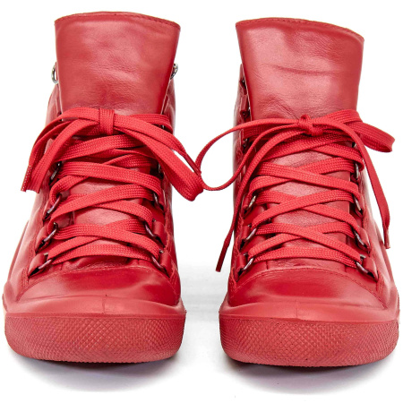 Ботинки  Romika  красный  кожа Z-8658 фото в интернет-магазине | Omadey.ru