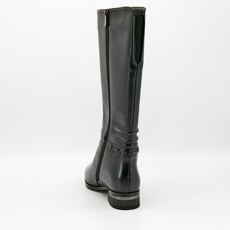 Сапоги  Bonavi  черный  кожа Z-100181 фото в интернет-магазине | Omadey.ru