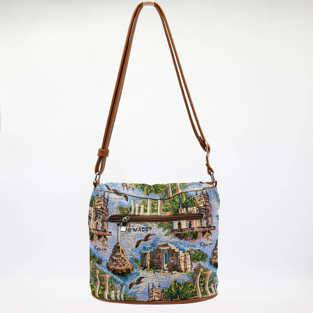 Сумка  Omadey  бежевый  гобелен c11040 фото в интернет-магазине | Omadey.ru