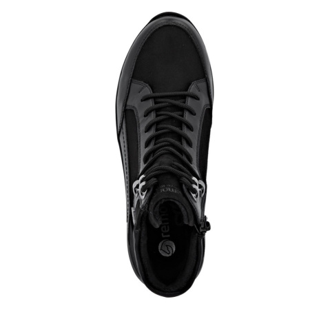 Ботинки  Remonte  черный  кожа/текстиль Z-400828 фото в интернет-магазине | Omadey.ru