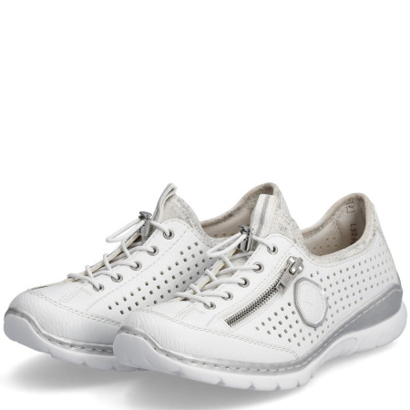 Кроссовки  Rieker  белый  кожа искусств./текстиль F-300565 фото в интернет-магазине | Omadey.ru