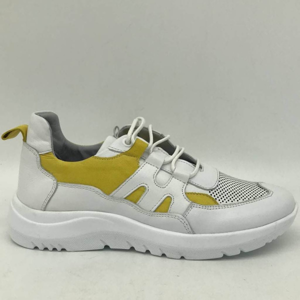 Фото Кроссовки  Rovigo  белый  кожа F-90815