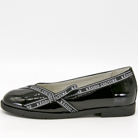 Туфли  Keddo  черный  кожа лаковая искусств. Z-100019 фото в интернет-магазине | Omadey.ru