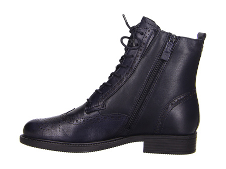 Ботинки  Tamaris  синий  кожа Z-100769 фото в интернет-магазине | Omadey.ru