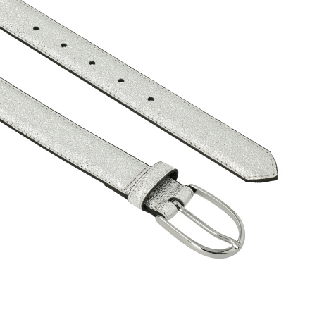 Ремень  Tamaris  серебряный  кожа c10415 фото в интернет-магазине | Omadey.ru