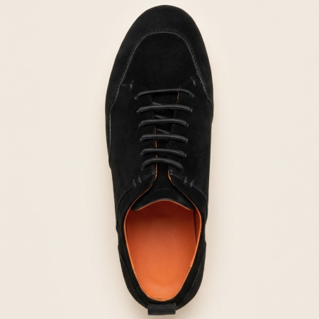 Кроссовки  Romitan  черный  замша F-300328 фото в интернет-магазине | Omadey.ru