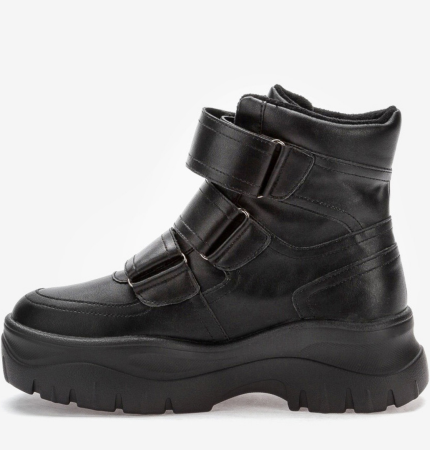 Ботинки  Keddo  черный  кожа искусств. Z-8384 фото в интернет-магазине | Omadey.ru