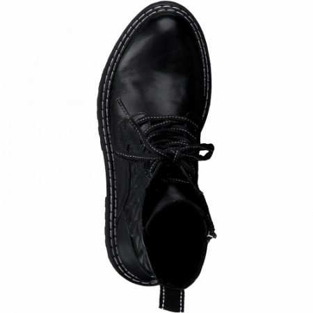 Ботинки  Marco Tozzi  черный  кожа Z-100887 фото в интернет-магазине | Omadey.ru