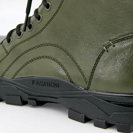 Ботинки  Madella  оливковый  кожа Z-100452 фото в интернет-магазине | Omadey.ru Ботинки  Madella  оливковый  кожа Z-100452 фото в интернет-магазине | Omadey.ru