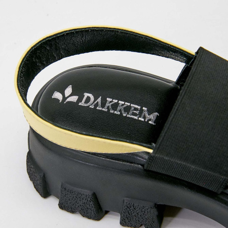 Сандалии  Dakkem  желтый  кожа F-90508 фото в интернет-магазине | Omadey.ru