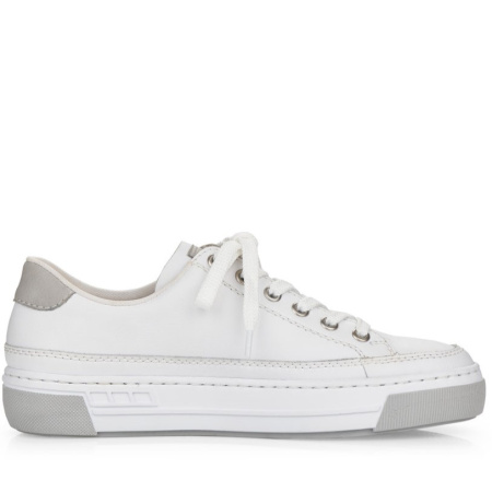 Кеды  Rieker  белый  кожа/кожа искусств. F-400019 фото в интернет-магазине | Omadey.ru