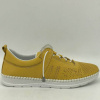 Кроссовки  Rovigo  желтый  кожа F-90813 фото в интернет-магазине | Omadey.ru