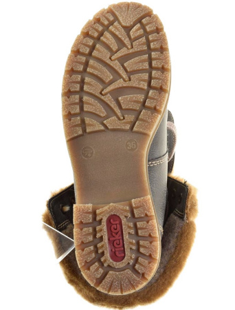 Ботинки  Rieker  серый  кожа искусств./текстиль Z-89229 фото в интернет-магазине | Omadey.ru