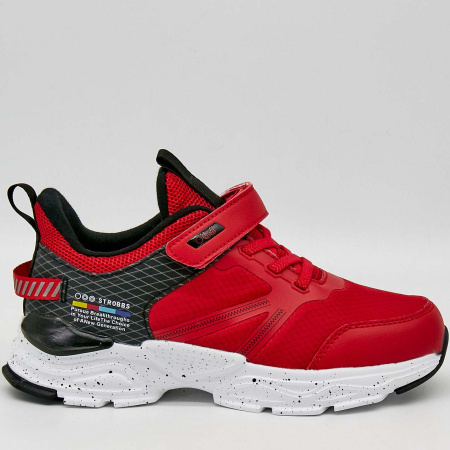Кроссовки  Strobbs  красный  кожа искусств./текстиль F-90409 фото в интернет-магазине | Omadey.ru