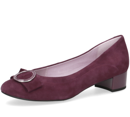 Лодочки  Caprice  бордовый  кожа Z-90072 фото в интернет-магазине | Omadey.ru