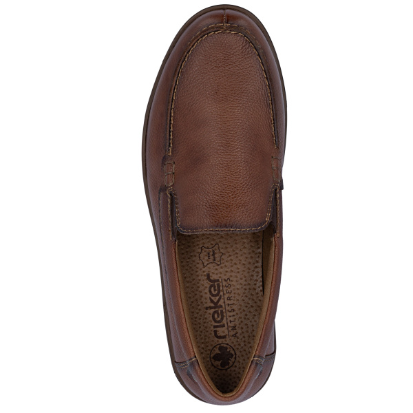 Фото Туфли  Rieker  коричневый  кожа/кожа искусств. F-401103