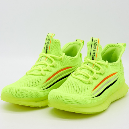 Кроссовки  Strobbs  зеленый  текстиль F-90764 фото в интернет-магазине | Omadey.ru