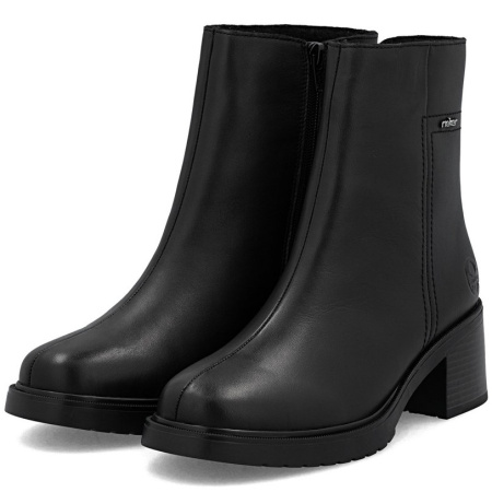 Ботинки  Rieker  черный  кожа Z-400879 фото в интернет-магазине | Omadey.ru