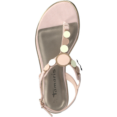 Босоножки  Tamaris  розовый  текстиль F-72013 фото в интернет-магазине | Omadey.ru