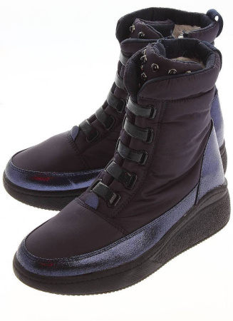 Полусапоги  Crosby  синий  нейлон Z-8994 фото в интернет-магазине | Omadey.ru