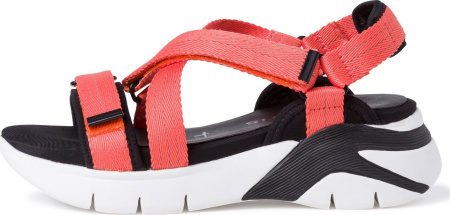 Сандалии  Tamaris  оранжевый  текстиль F-91191 фото в интернет-магазине | Omadey.ru