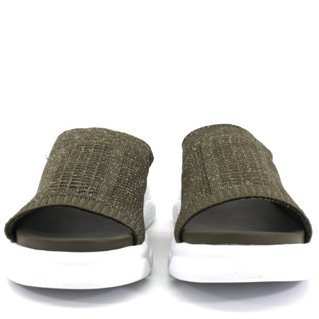 Шлепанцы  S.Oliver  зеленый  текстиль F-70861 фото в интернет-магазине | Omadey.ru
