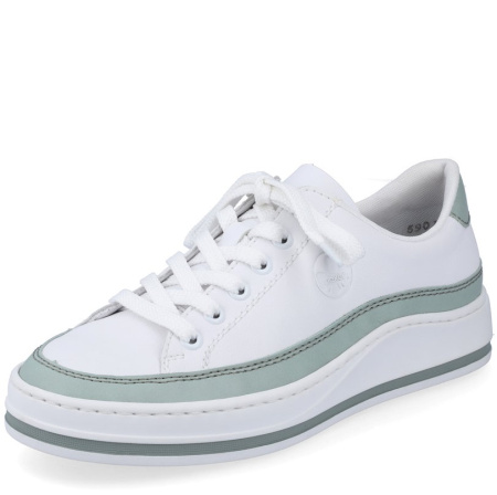 Кроссовки  Rieker  белый  кожа/кожа искусств. F-200253 фото в интернет-магазине | Omadey.ru