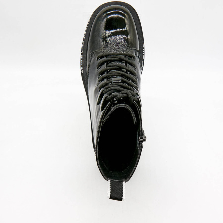 Ботинки  Madella  черный  кожа Z-100528 фото в интернет-магазине | Omadey.ru