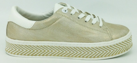 Кеды  S.Oliver  золотой  иск. материал F-80027 фото в интернет-магазине | Omadey.ru