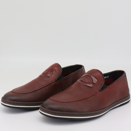 Туфли  Roberto Rossini  красный  кожа F-71012 фото в интернет-магазине | Omadey.ru