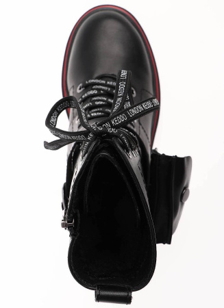 Ботинки  Keddo  черный  кожа искусств. Z-100842 фото в интернет-магазине | Omadey.ru