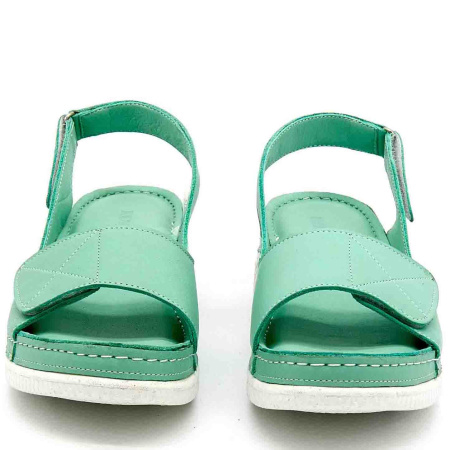 Сандалии  Rovigo  мятный  кожа F-80921 фото в интернет-магазине | Omadey.ru
