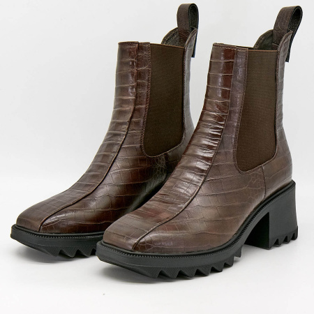 Ботинки  Madella  коричневый  кожа Z-100567 фото в интернет-магазине | Omadey.ru