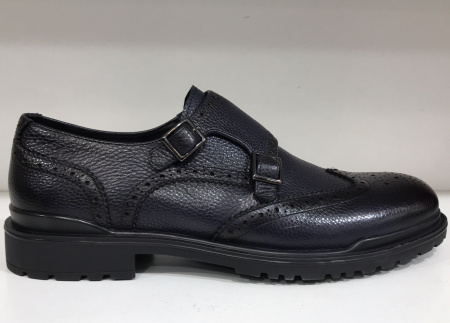 Туфли  Romitan  синий  кожа Z-90455 фото в интернет-магазине | Omadey.ru